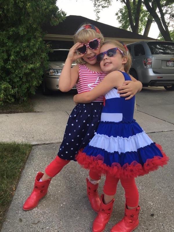 Mason Girls Celebrating Independence